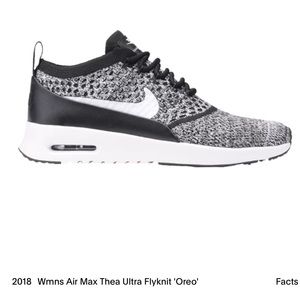 Nike Air Max Thea Ultra - Oreo gym shoes fly knit gray white ombré fashion 8.5